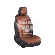 Накидки на сидіння (CarLife) преміум перед.+зад. Sport (к-т.-4шт.) кавові