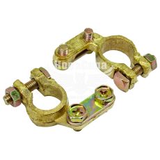 Клеммы для аккумулятора (CarLife) легковая, латунь