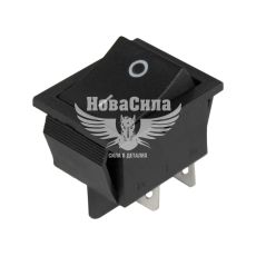 Кнопка (выключатель) универ. 1-полож. / 4 вых. (черная) широкая