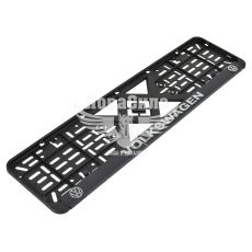 Рамка номерного знака (Bi-Plast) объемные буквы (Volkswagen)