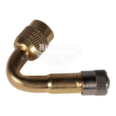 Вентиль для вантажних безкамерних коліс гнутий 45-град. (Україна) (сосок)