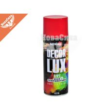 Фарба-спрей високотемпературна (Nowax) Decor Lux Червоний 450мл. (370*С) (RAL 3000)