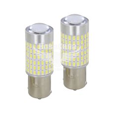 Лампочка 1-но конт. груша біла LED SMD 12V S25 BA15s CANbus (Solar) (к-т.-2шт.)