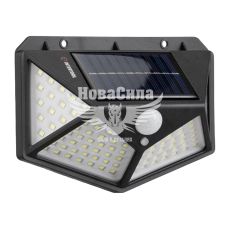 Вуличний світильник на сонячній батареї з датчиком руху (Intertool) 100 SMD