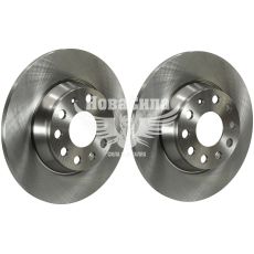 Диск тормозной Skoda Octavia с04-10г.в. зад. (Champion)