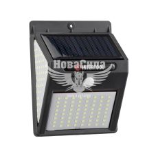 Вуличний світильник на сонячній батареї з датчиком руху (Intertool) 144 SMD