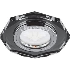 Feron Світильник вбудований 8020-2 граненый под лампу G5.3 MR16, сірий срібло