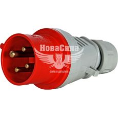 E.NEXT Силова вилка переносна розбірна 3Р+Z, 400В, 32A, IP44