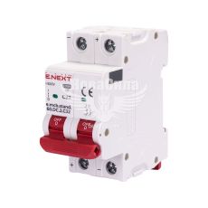 E.NEXT Автоматичний вимикач e.mcb.stand.60.DC.2.C32 1P C32A 6kA 2М