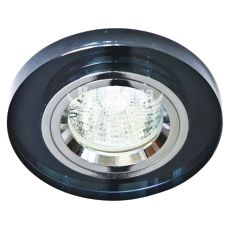 Feron Світильник вбудований 8060-2 круглий під лампу G5.3 MR16, сірий срібло