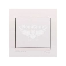 LEZARD DERIY Вимикач одинарний, білий