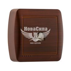 LEZARD DEMET Розетка комп'ютерна RJ45 CAT5, античний кедр