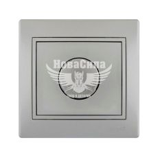 LEZARD MIRA Вимикач реостатного типу (діммер) 800W, сірий металік