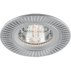 Feron Світильник вбудований GS-M369 круглий під лампу G5.3 MR16, срібло