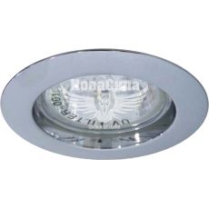 Feron Світильник вбудований DL307 круглий під лампу G5.3 MR16, хром