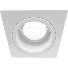 Feron Світильник вбудований DL8350 квадратний під лампу G5.3 MR16, білий