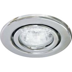 Feron Світильник вбудований DL11 поворотний під лампу G5.3 MR16, срібло