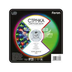 Feron Світлодіодна стрічка LS606 12В 7.2Вт/м IP20 RGB 5м