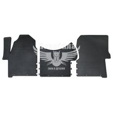 Автокилимки в салон MB Sprinter з06-18р.в. (Polytep) (гумові) кт.-3шт.