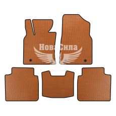 Автокилимки в салон Lexus ES з18р.в. (Digital Designs) (EVA) кт.-5шт. помаранчеві.