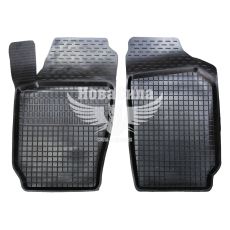 Автокилимки в салон Skoda Fabia I-II з99-14р.в. (Polytep) (гумові) кт.-2шт. передні (високий борт)