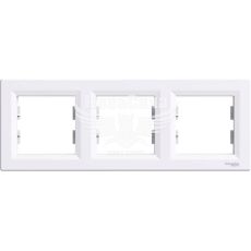 Schneider Electric Asfora Рамка 3-а горизонтальна, білий