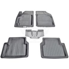 Автокилимки в салон Chevrolet Aveo (Дубно) (гумові) кт.-5шт. (Chevrolet Lacetti)