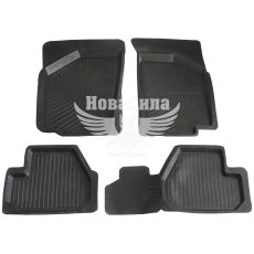 Автокилимки в салон 1118-Калина (Дубно) (гумові) кт.-4шт. (Гранта)