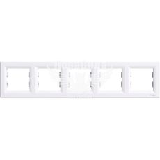 Schneider Electric Asfora Рамка 5-а горизонтальна, білий