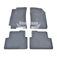 Автокилимки в салон D. Lanos (Budget) (гумові) кт.-4шт.