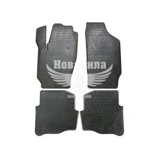 Автокилимки в салон Skoda Fabia I з99-07р.в. (Stingray) (гумові) кт.-4шт.
