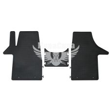 Автокилимки в салон VW T-5 з03-15p.в. (Polytep) (гумові) кт.-3шт. (VW T-6 з15p.в.)