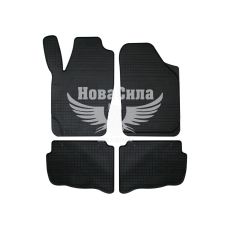 Автокилимки в салон Skoda Fabia I-II з99-14р.в. (Polytep) (гумові) кт.-4шт.