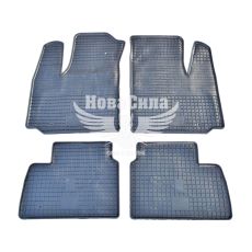 Автокилимки в салон Fiat Doblo з01-10р.в. (Budget) (гумові) кт.-4шт.
