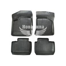 Автокилимки в салон 2110-12 (Дубно) (гумові) кт.-4шт. (2170-Пріора)