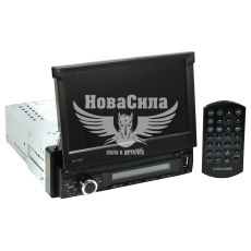 Автомагнітола 1-DIN (Cyclone) (USB+AUX+FM-card-MP-3) (MP-7056) (з сенсорним монітором)