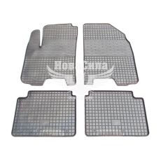 Автокилимки в салон Chevrolet Aveo (Budget) (гумові) кт.-4шт. (Chevrolet Lacetti)