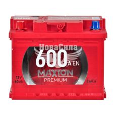 АКБ 60-А/Ч (Maxion) Premium TR (L+) 600A обсл. з пробк. (242х175х190мм.)