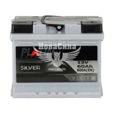АКБ 60-А/Ч (Platin) Silver (R+) 600A обсл. з пробк. (242х175х190мм.)