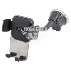 Автотримач для телефону (Brevia) FlexArm CrystalHold ширина до 90мм. довжина 163мм.