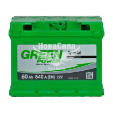 АКБ 60-А/Ч (Green Power) (L+) 540A