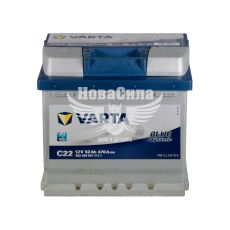 АКБ 52-А/Ч (Varta) Blue Dynamic C22 (R+) 470A (207x175x190)