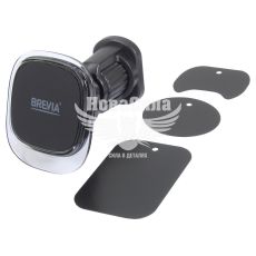 Автотримач для телефону (Brevia) AirVent Pro CrystalMag універс. магнітний