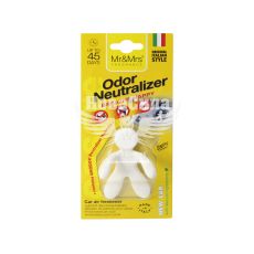 Ароматизатор (Mr&Mrs) Cesare O.N White New Car Blister (полімерний на дефлектор)