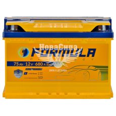 АКБ 75-А/Ч (Formula) Premium (R+) 680A (278х175х190мм.)