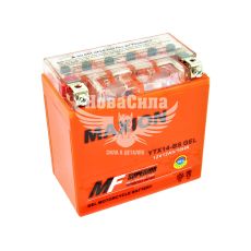 АКБ мото гелевий 12V 12-А/Ч L+ (Maxion) (150х87х145)