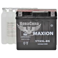 АКБ мото кислотний 12V 4-А/Ч R+ (Maxion) (113х70х105)