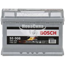 АКБ 77-А/Ч (Bosch) S-5 (R+) 780A (278х175х190мм.)