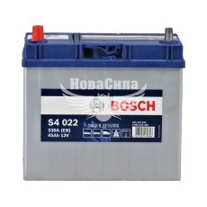 АКБ Азія 45-А/Ч (Bosch) S-4 (L+) 330A (238х129х227мм.) тонкі клеми