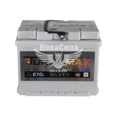 АКБ 65-А/Ч (TurboMax) Silver (L+) 670A (242x175x190мм.)